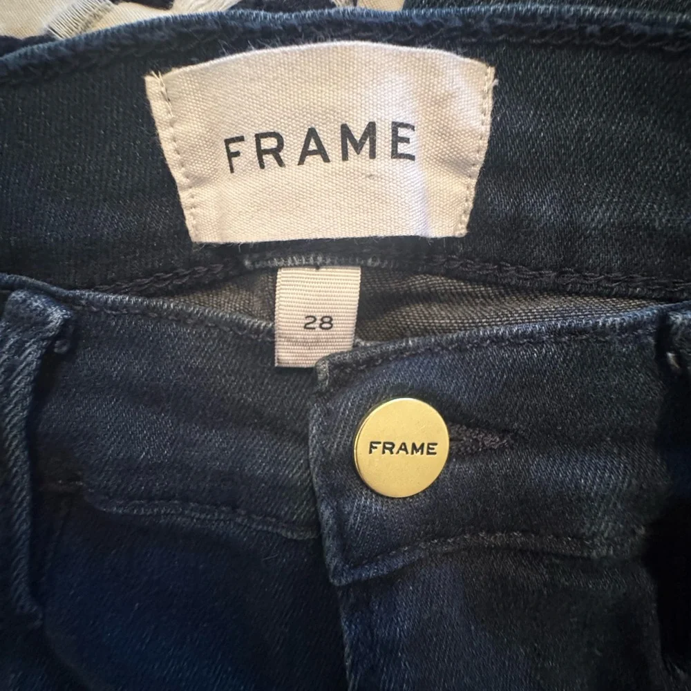 Frame Denim Midnight Le Skinny de Jeanne Skinny - Picture 2 of 15